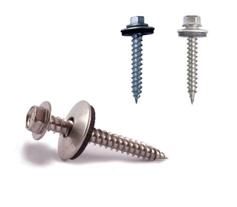 sheet metal screws with neoprene washer|neoprene washers for roofing screws.